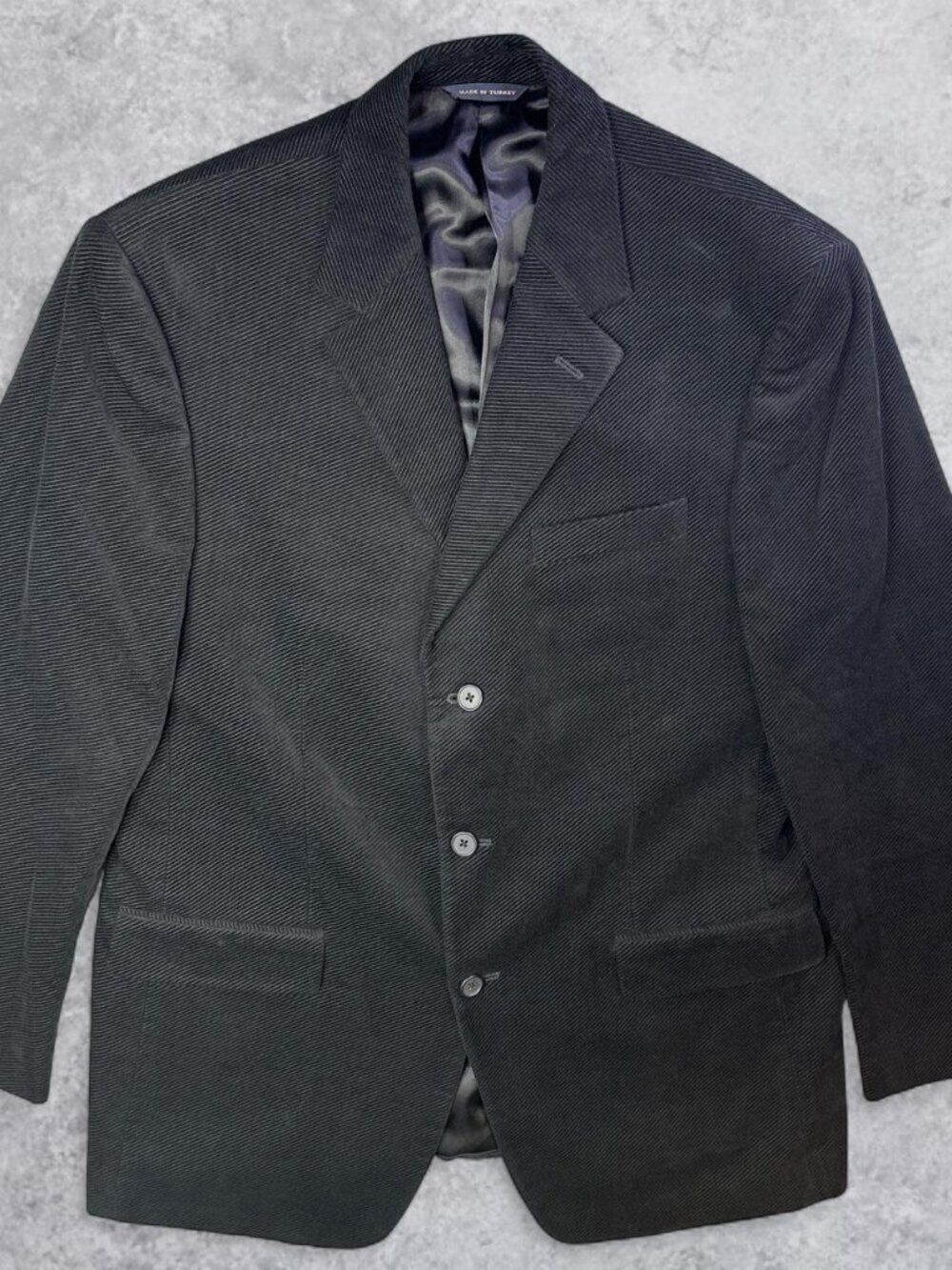 Banana Republic Men's Black Tailored jacket size 42R Vintage FALL 04